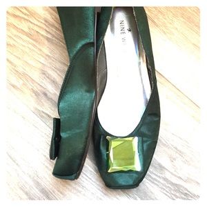 Nine West Satin Ballet Flats